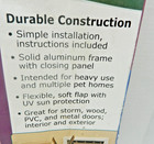 Petsafe Freedom Aluminum Pet Door Large 1-100 Lb Dog Door 10 25 X 16 25 New