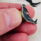 Sea Otter Parent   Child Enamel Animal Pin Set By Mafco Big   Small
