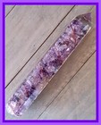 Orgone Amethyst Wand With Copper Coil And Dowsing Pendulum  Large Massage Wand
