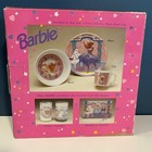 Vtg Barbie Dinnerware 3 Piece Set Zak Designs 1991 Open Box Never Used