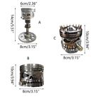 Skeleton Sculpture Skull Man Head Figurine Carving Piston Skull Face Statue