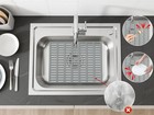 Kitchen Sink Mat  Sink Protector  Silicone Mat  Heat Resistant  No Smell  Rai   