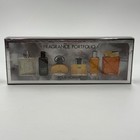 Vtg Fragrance Portfolia Mini Cologne Set- Lagerfeld Kl Homme Cerruti Fendi Rare