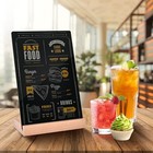 Pintuson 4 Pack Mini Chalkboard Signs - 8x6 Inch Acrylic Chalk Board - Small    