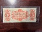 Civil War Confederate Currency Canal Bank Note New Orleans 10 Dollars High Grade