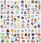 131 Lot Funny Meme Vinyl Stickers Pack Bomb Skateboard Laptop Luggage Car Decals