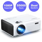 Genuine 1080p Crosstour P600 Mini Video Projector Portable Movie Support