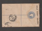 Gold Coast 1894 2d  Registered Letter To Germany Uprated With Three Colour Frank