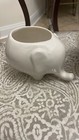 Two Small Elephant Planters About 5x3x4   