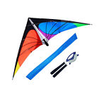 New 7 2ft 2 2m Stunt Power Kite Outdoor Sport Fun Toys Novelty Dual Line Delta