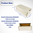 15-pk     Max Pro Graded Card 2-row Shoe Storage Box Made In Usa