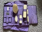 Vintage Beautiful Yellow Cream Ivory Celluloid Bakelite Vanity Set Dresser Brush