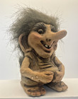 Vintage Fosse Long Nose Troll Doll With Original Tags Norway  119 Yellow Eyes