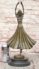 Signed Bronze Art Nouveau Deco Chiparus Statue Figurine Large Great Gift Decor