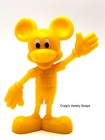 Disney Vintage Mickey Mouse Yellow Figurine