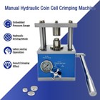 Cr20 Series Manual Hydraulic Coin Cell Crimping Machine Pressure 0-200kg cm  