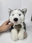 Russ Yomiko Classics Husky Gray   White Blue Eyes Puppy Dog Plush 12 