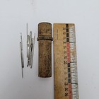 Vintage Wood Sewing Lot Boye Needle Cases Wooden Darning Egg   Needle Containers