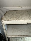 Vintage Cosco Rocket Mcm Metal Kitchen Utility Bar Rolling Cart 3 Tier