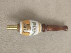  oly  Olympia Beer Barrel Tap Handle Brass  Ceramic  Wood  Vintage  Man Cave