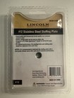  12 Meat Grinder Stainless Steel Sausage Stuffing Disc Plate - New In Package