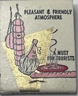 beautiful Vintage Italian Restaurant Matchbook Cover    cosmos   