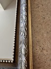 Vintage Vanity Mirror Tray Gold  Filigree Rectangle 13   x 11  Wall Hanging