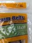 2 Pack Of Durabelt Bissell Vacuum Belts  64007 Bissell 7 9 10 12 14   16 Sealed 