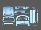 Wide Body Resin Kit For Nissan S13-jdm Unpainted Model Toys 1 24th