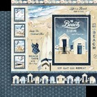 Graphic45 The Beach Is Calling 6-pack 12x12 Double-sided Printed Cardstocks