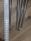 Vintage 31  Chrome Table Legs Salvage Repurpose Set Or 4 1950 s 60s 
