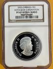 2003 Canada_ Silver  1 Dollar_ Voyageur Coronation_ Ngc Pf 69 Ultra Cameo
