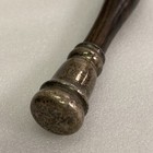 Vtg Or Antique Sterling Silver Turned Wood Handle Mortar only  Pestle