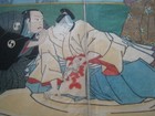 Antique Japanese Woodblock Print Diptych Toyokuni Iii C  1880  Seppuku  Scarce