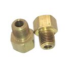 Cooler Line Fitting 1 4 Id X Flared 3 8 Common Gm Transmission Case  2 Pack  