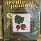 Set Of Two Vintage Needlepoint And Cross Stitch Framable Works