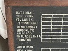 Vintage  Baseball Scoreboard Early 1950   s American - National League Teams