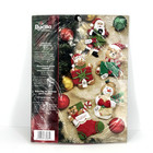 Bucilla 2007 Christmas Gift Card Ornaments 5x7 Felt Ornament Kit 86037 Set Of 5