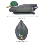 Floating Duck Decoy For Hunting Garden Pool Yard Lake Decoration 26x11cm Male