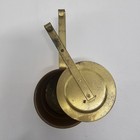 Vtg Copper   Brass Chafing Dish Antiqu Cookware With Ornate Handle Patina Finish