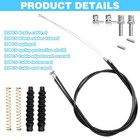 14pcs Brake Cable Drive Rollator Replacement Parts  Brake Cable Parts For Walker