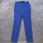 Rlx Ralph Lauren Golf Pants Womens Geometric Floral Stretch Blue 4 New