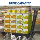 500 Lbs Us Luggage Cart Trolley Moving With Wheels Folding Hand Truck Dolly Cart