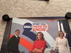 Abc Gma 3 What You Need To Know 27x40 Promotional Poster Amy Robach T j  Holmes