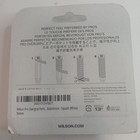 Wilson Pro Perforated Overgrip 3 Pack - White  New   Sealed