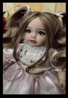 Thai Amulet Charming Luk Thep Nice Hair 22  Full Yant Write Magic By Aj Nikom