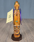 Alaska Black Diamond Totem Pole  The Legend Of The Sun   Raven Ray Moore 8 5 