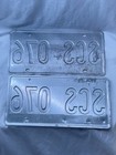 Vintage Hawaii License Plate - Aloha State Rainbow - Plate - Scs 076 Set Of 2