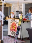 Collapsible Coffee Cart  Churro Cart  Customizable Catering Cart