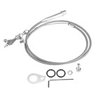 61  Throttle Cable stainless Steel Braided Covering Transmission Detent Cable 